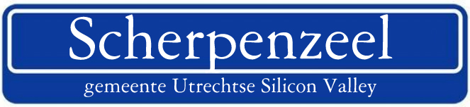 plaatsnaambordje Scherpenzeel, gemeente Utrechtse Silicon Valley