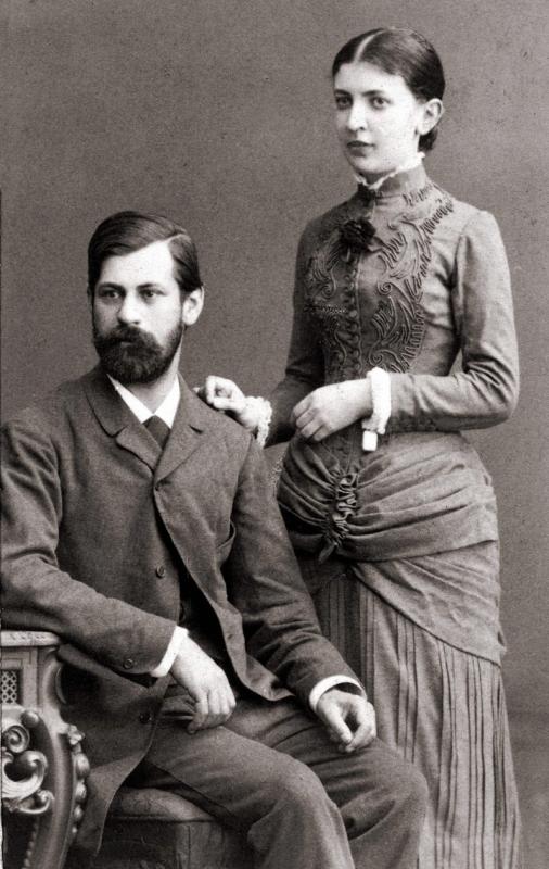 Unknown_Artist_-_Sigmund_Freud_and_his_wife_Bernays_Martha_in_June_1885_-_(MeisterDrucke-913559).jpg